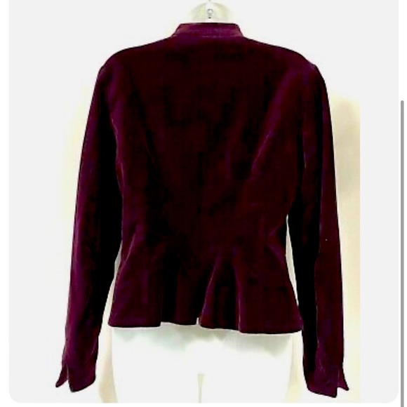 American Living vintage velvet jacket, EUC - Picture 2 of 3